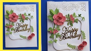 Birthday card making  Happy Birthday cards  Greeting cards [upl. by Warrin650]