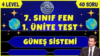 7 SINIF FEN BİLİMLERİ 1 ÜNİTE TEST [upl. by Sedicla]