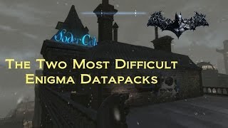 Batman Arkham Origins Difficult Enigma Datapacks with Commentary [upl. by Adal374]