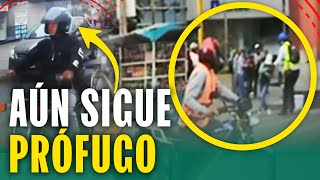 Asalto armado y policía baleado en San Borja Esta es la reconstrucción del crimen con cámaras [upl. by Fred]