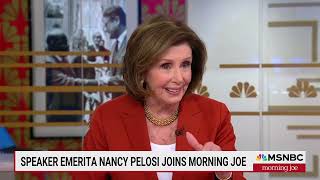 Speaker Emerita Pelosi on MSNBCs Morning Joe [upl. by Sybley]