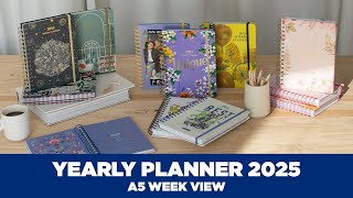 YEARLY PLANNER A5 WEEK VIEW 2025  Grupo Erik [upl. by Aldrich]