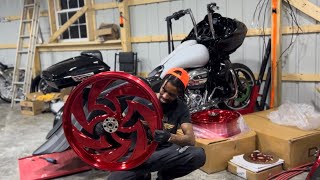 26” ROAD GLIDE BUILD [upl. by Anitsud520]