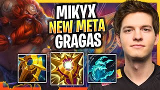 MIKYX TRIES NEW META GRAGAS SUPPORT  G2 Mikyx Plays Gragas Support vs Alistar Season 2024 [upl. by Willis]