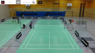 Askö Traun vs JStettner Badminton Mödling Spielfeld 2 [upl. by Galateah]