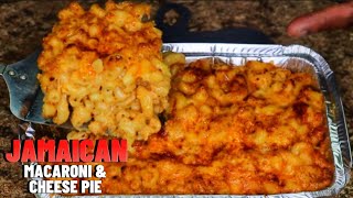 HOW TO MAKE JAMAICAN MACARONI AND CHEESE PIE  Hawt Chef [upl. by Lorre]