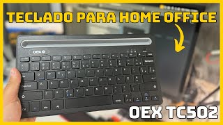 Teclado ABNT sem fio para HOME OFFICE  OEX TC502 [upl. by Le]