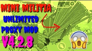 Mini Militia v428 Mod Menu   Pro unlock   Mini militia 428 mod menu apk [upl. by Haramat152]