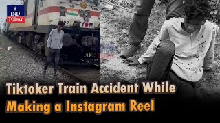 Tiktoker Train Accident While Making a Instagram Reel  IN TODAY [upl. by Anahsar]