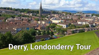 Exploring DerryLondonderry  A day in a historic city of Ireland Derry UK 🇬🇧 [upl. by Inaflahk]