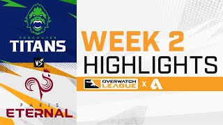 Paris Eternal VS Vancouver Titans  Overwatch League 2021 Highlights  Week 2 Day 1 [upl. by Aina]