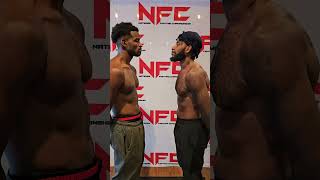 NFC 168 Weigh Ins Robert Hale vsTreston Vines [upl. by Eninej]