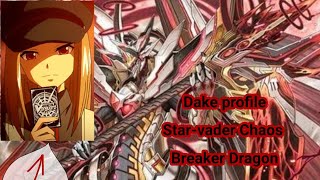 what the ไฟท์ V DECK PROFILE VPREMIUM STARVADER CHAOS BREAKER DRAGON [upl. by Sykleb196]