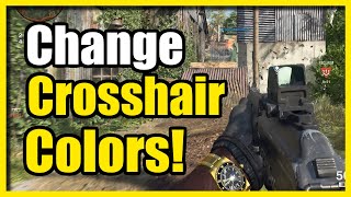 How to Change your Crosshair Colors in COD Black Ops 6 Easy Tutorial [upl. by Georgy759]