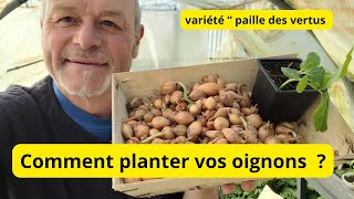 Comment planter vos oignons au jardin quot plutot en AVRIL quot et quoi faire entre autres [upl. by Notyal]