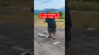 Li ion Lishen 21700 4s 4000mah flight time test fpvplane fpvlongrange aeromodellingindonesia [upl. by Samuelson]