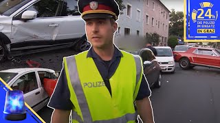 BETRUNKENER fährt mehrere AUTOS zu SCHROTT 😮  22  Polizeieinsatz in Graz  24h  ATV [upl. by Johannessen778]