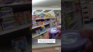 Officer Buys Baby Formula for New Mom shorts [upl. by Etiuqal992]