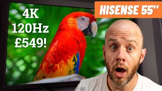 Best budget 4K TV Hisense 55U7HQTUK review [upl. by Hgielanna218]