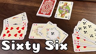 How to Play Sixty Six  a card game for two players [upl. by Drain]