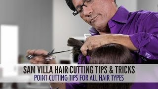 Point Cutting Tips For All Hair Types  Remove Weight amp Add Pliability in Hair [upl. by Ennagem]