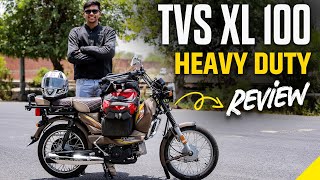 TVS XL 100 heavy Duty Ride Review  130 KM payload Capacity  Price Features amp More  Times Drive [upl. by Sevy300]