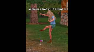 the sims 3 aesthetics  summer camp thesims3 thesims [upl. by Llerrem]