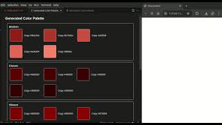 color palette generator extension on vs code [upl. by Hairahcez]