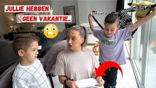 JULLIE MOETEN NAAR SCHOOL DEZE ZOMERVAKANTIE PRANK 😬  589 [upl. by Nwahsel]