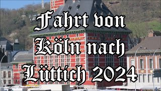 Lüttich 2024 Zugfahrt [upl. by Pilloff]