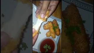 Mozzarella Sticks recipe 😋  Recipe in Hindi shorts [upl. by Boudreaux]