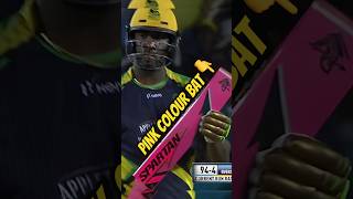 Pink Colour Bats In Cricket Used By Andre Russle 😱 Spartan Pink Colour Cricket Bats shorts [upl. by Idolla]