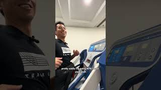 Olympic Cyclist Tries out ANTIGRAVITY Treadmill [upl. by Eruot]