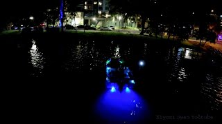 Crestliner 1750 Fish Hawk sc DroneView 2  360 LEDisplay  Nite [upl. by Nhojleahcim]