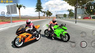 Xtreme Motorbikes Game  Speed Motorcycle Driving Simulator  Android Gameplay [upl. by Cerf118]