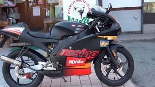 ハンサムボーイ BMSRエキゾーストサウンドを聞きやがれ 80ccに見せかけた50cc HONDA Ape改 新古車・3800キロ 1997 Aprilia RS50racing [upl. by Eltsirhc]