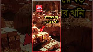 বিশ্বের সবচেয়ে বড় সোনার খনি 😱  🤯 Largest Gold Mines in the World  Grasberg shorts goldmines [upl. by Zetana]