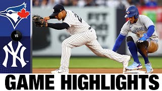 Blue Jays vs Yankees Game Highlights 41122  MLB Highlights [upl. by Jemmy]