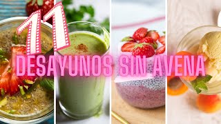 11 desayunos EQUILIBRADOS sin avena para variar [upl. by Nylzor]