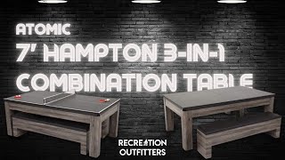 ATOMIC  7 Hampton 3In1 Combination Table  G05302W  Available at Recreation Outfitters [upl. by Erl]