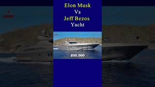 Jeff Bezos Yacht vs Elon Musk Yacht  JeffBezos ElonMusk shorts [upl. by Claudelle]