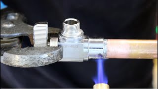 How To UNSOLDER Copper Fittings SUPER EASY  GOT2LEARN [upl. by Anuaf]