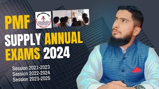 PMF Supply Annual Exams 2024  Supply Admissions 2024  Punjab Medical Faculty Updates [upl. by Jefferey]