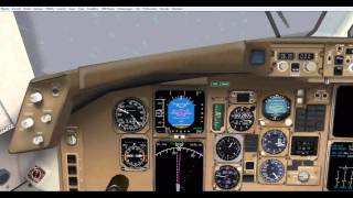 FS2004 LevelD B767 takeoff [upl. by Barnebas767]