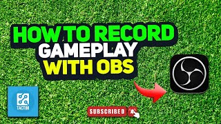 How to record gameplay with obs 2024 [upl. by Enelez285]