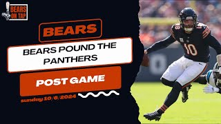 Bears POUND the Panthers as offense breaks out in a BIG way  Chicago Bears Podcast [upl. by Llerahs735]