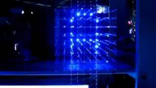 8x8x8 LED cube flying text [upl. by Desmond]