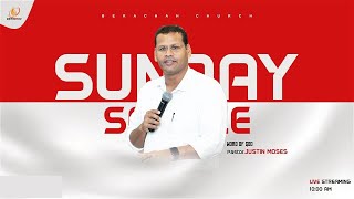 🔴 LIVE NOW  Sunday Service  PasJustin Moses  Berachah Church  Sept 1st 2024  BGM [upl. by Ahsienaj]