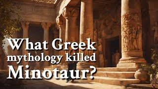 What Greek mythology killed Minotaur Greek Mythology Story [upl. by Nicram633]