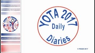 RSGBs YOTA 2017 Daily Diary  Tuesday 8 August ISS contact [upl. by Eustasius]